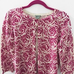 Ann Taylor Floral Cardigan